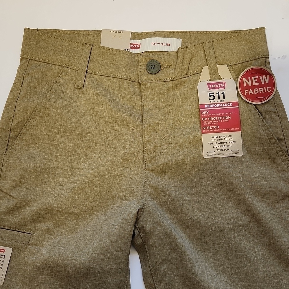 Levi's 511 Boys Size 10 Reg Slim Performance Shorts - Picture 2 of 11